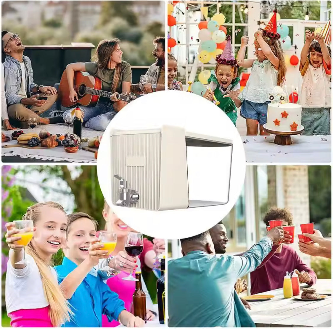 5.3L Refrigerator Drink Dispenser, Leakproof Beverage Drink Container, Large Capacity Refrigerator Kettle 5.3L Refrigerator Drink Dispenser, Leakproof Beverage Drink Container, Large Capacity Refrigerator Kettle